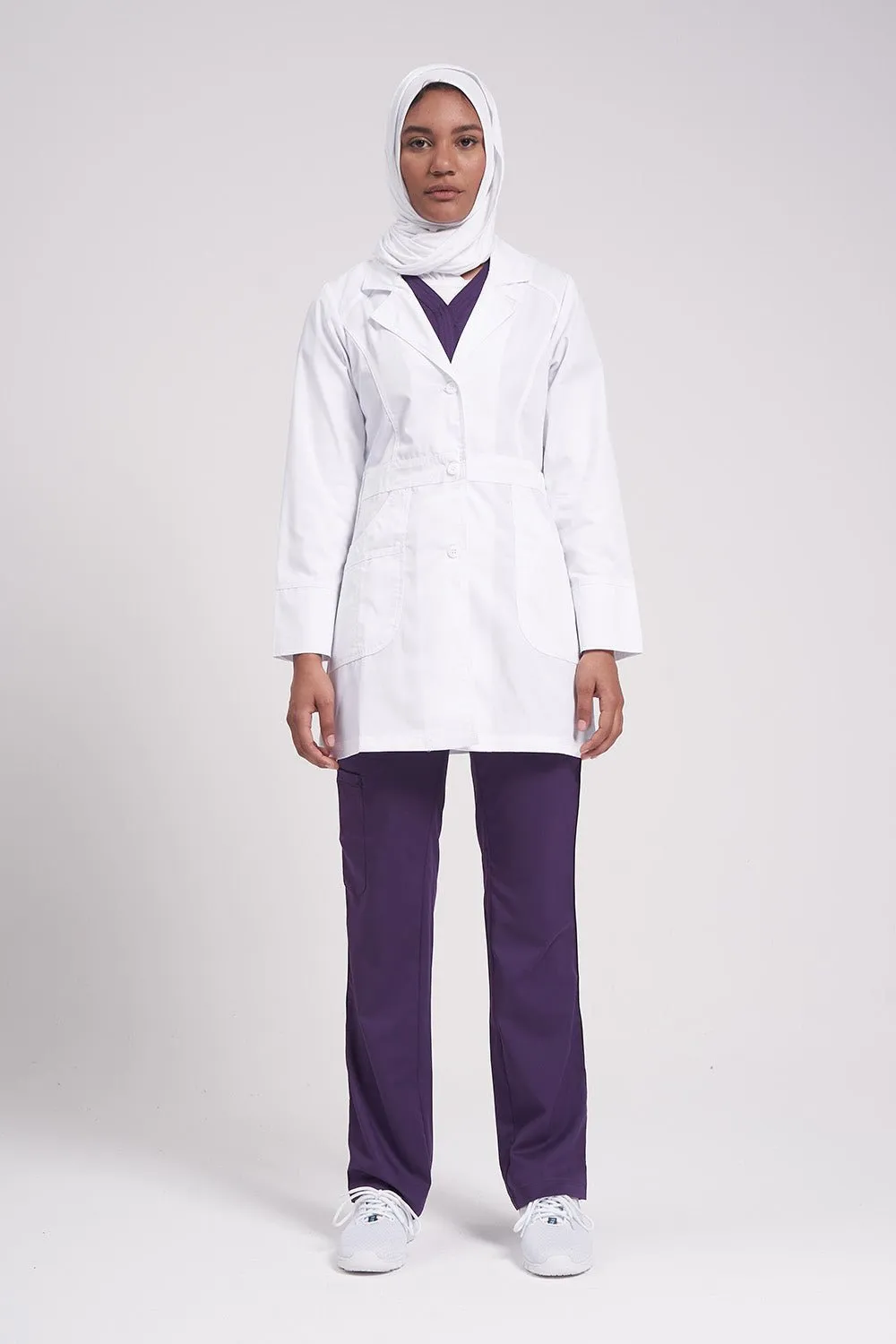 Adar Universal 32" Women's Perfection Labcoat 811 - White