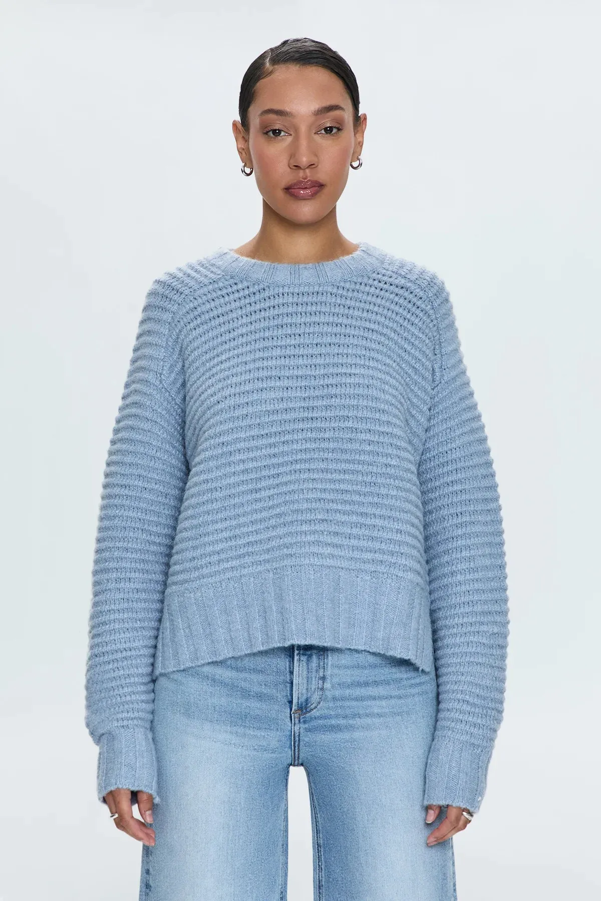 Adina Every Day Sweater ~ Soft Mist