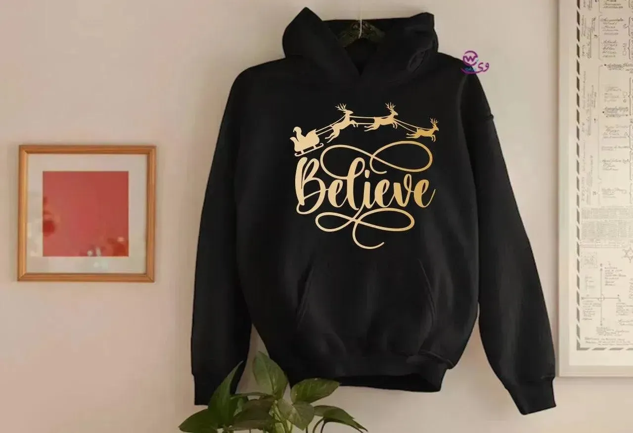 Adult Hoodies - Christmas -Gold printing