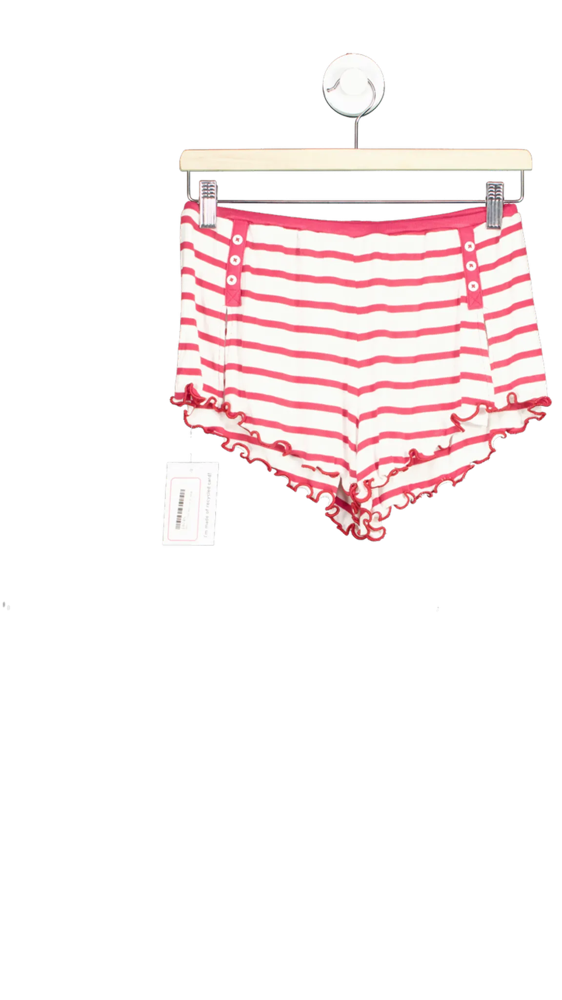 Anthropologie Out From Under Red and White Striped Lounge Shorts Small