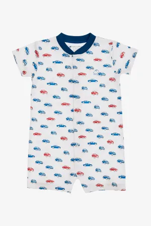 Babycottons Cars Baby Boy Playsuit