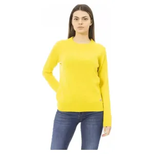 Baldinini Trend Yellow Wool Women Sweater