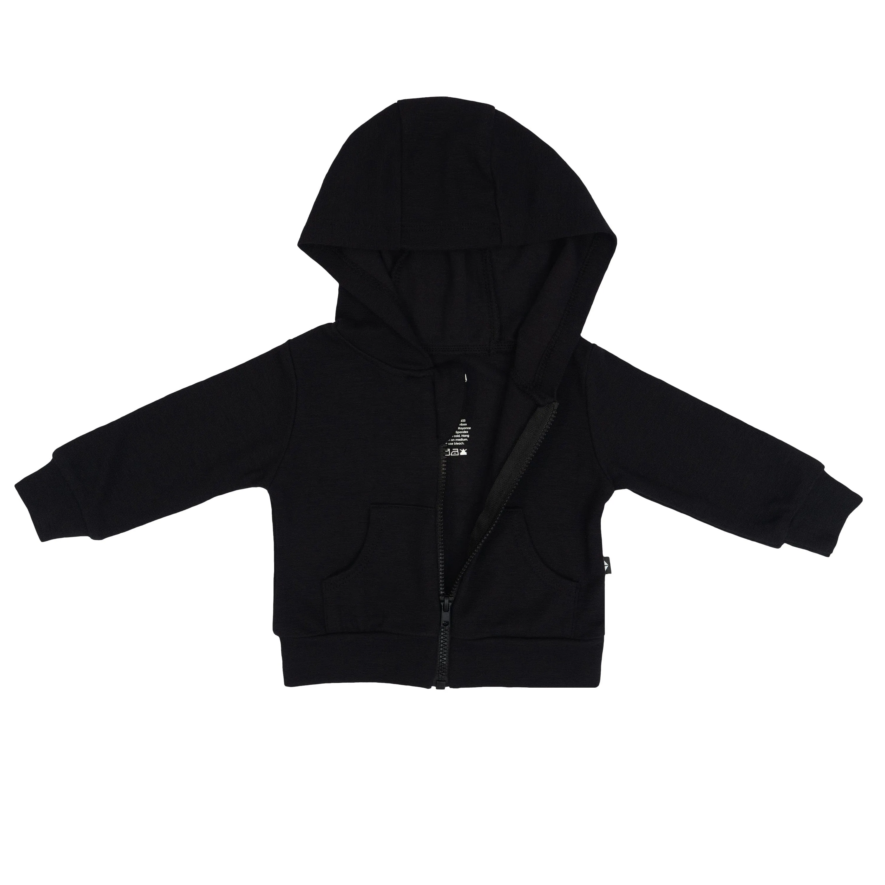 Bamboo Jersey Hooded Jacket in Midnight