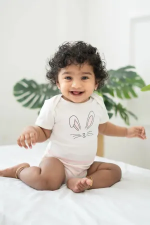 Bunny-Digital Print Baby Onesies