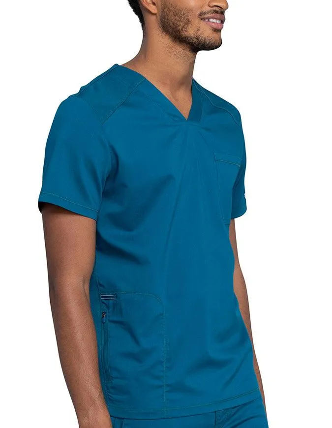 Cherokee Workwear Revolution Men's V-Neck Scrub Top