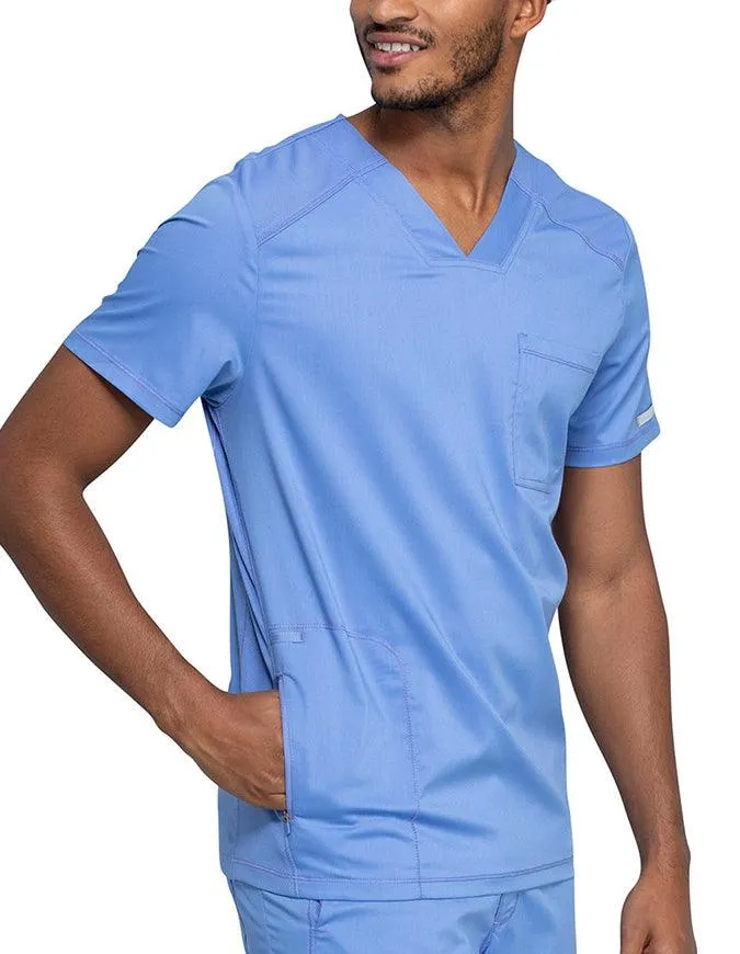 Cherokee Workwear Revolution Men's V-Neck Scrub Top