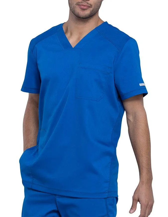 Cherokee Workwear Revolution Men's V-Neck Scrub Top