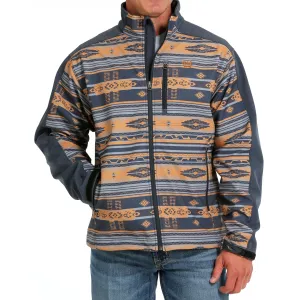 Cinch Men's Blue/Aztec Bonded Jacket