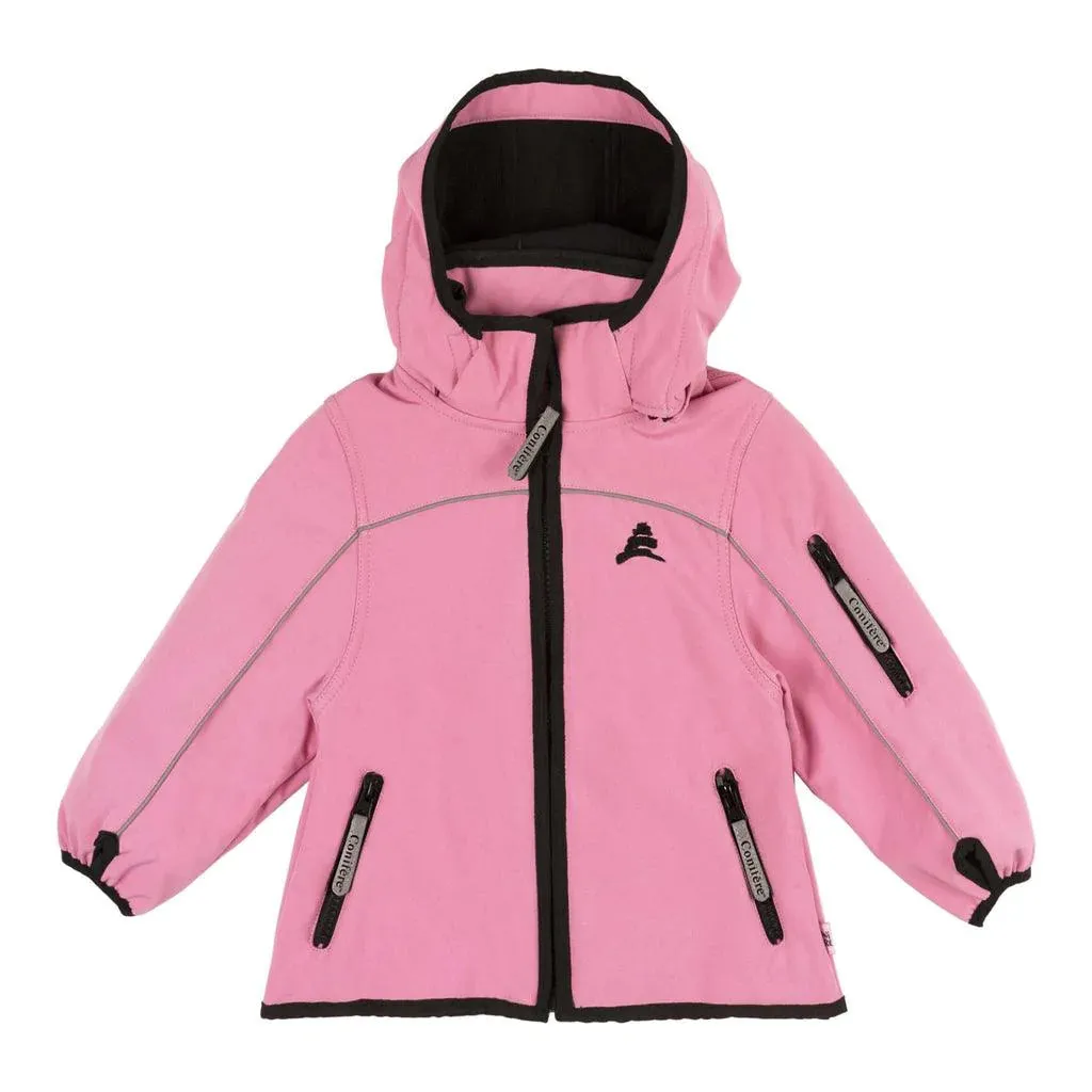 Conifere Bubble Gum Infant Girls' Soft Shell Jacket