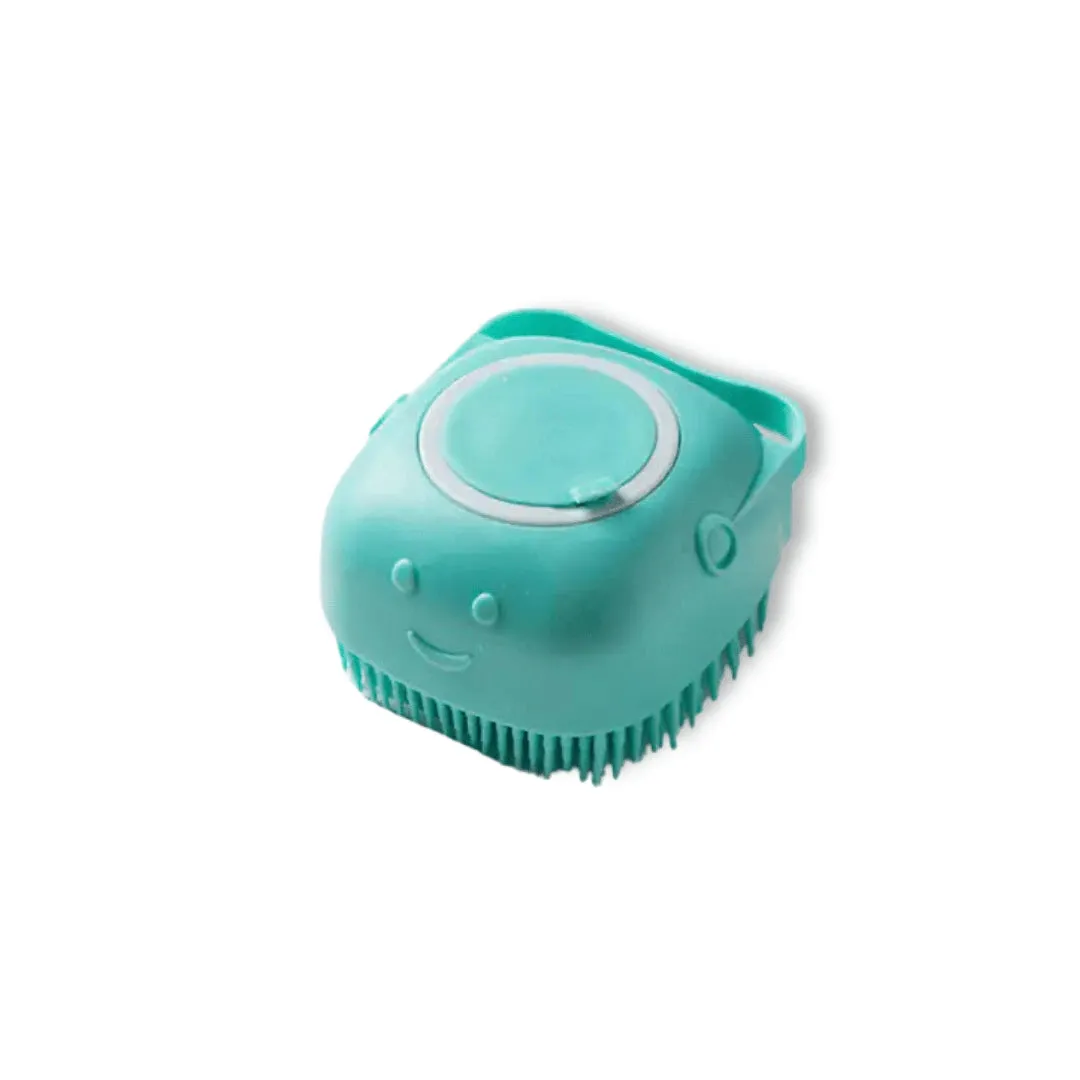 Doggy shampoo massage brush