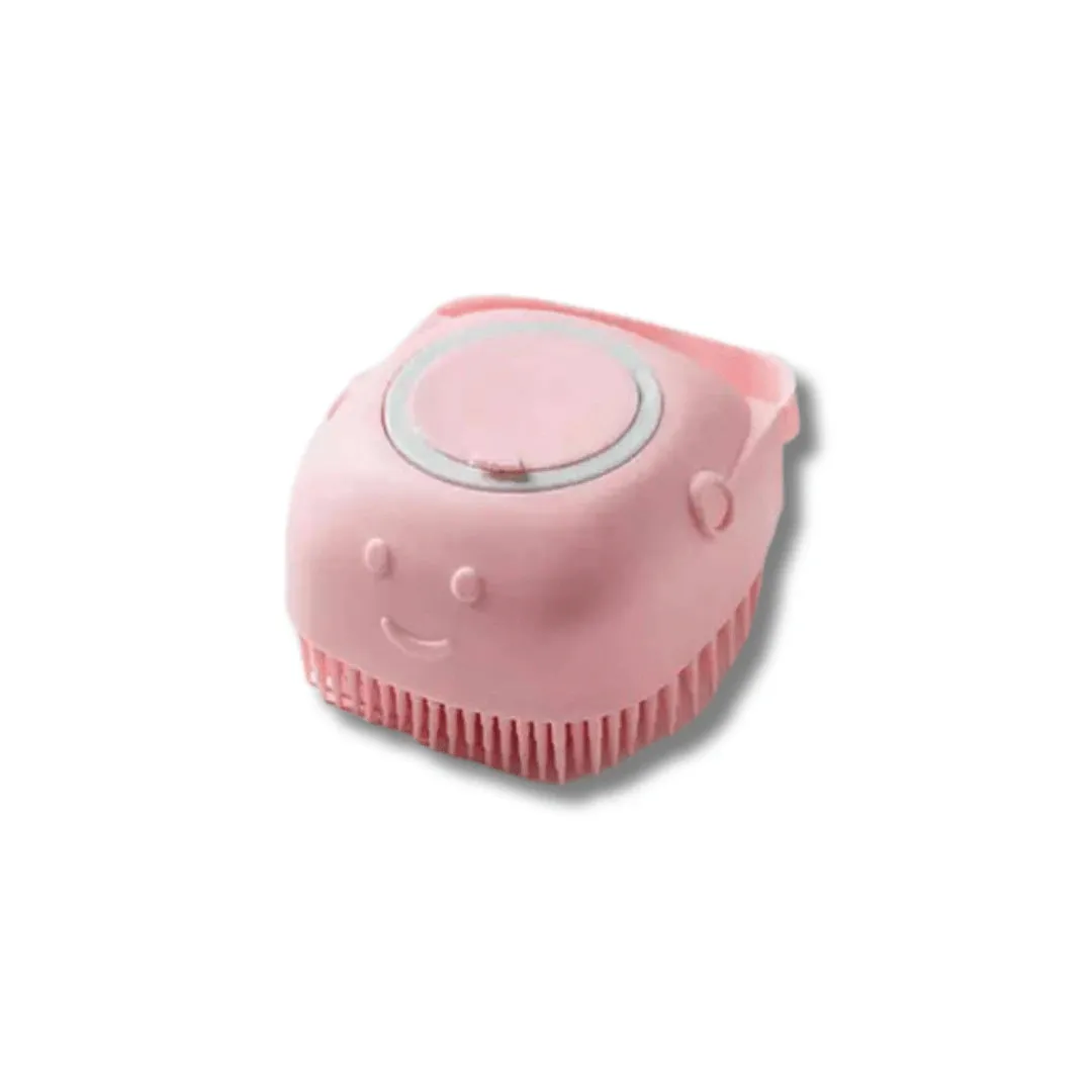 Doggy shampoo massage brush