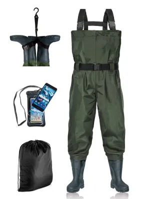 Fishing Waders Chest Waterproof Light Weight Nylon Bootfoot Waders