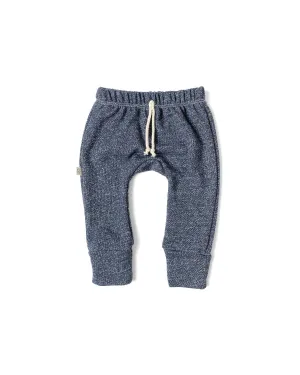 gusset pants CO - blue heather