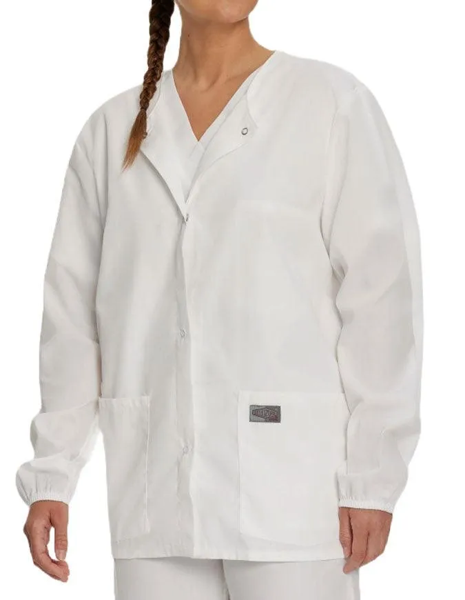 Landau Scrubzone 28 Inch Women Snap Front Warm Up Jacket