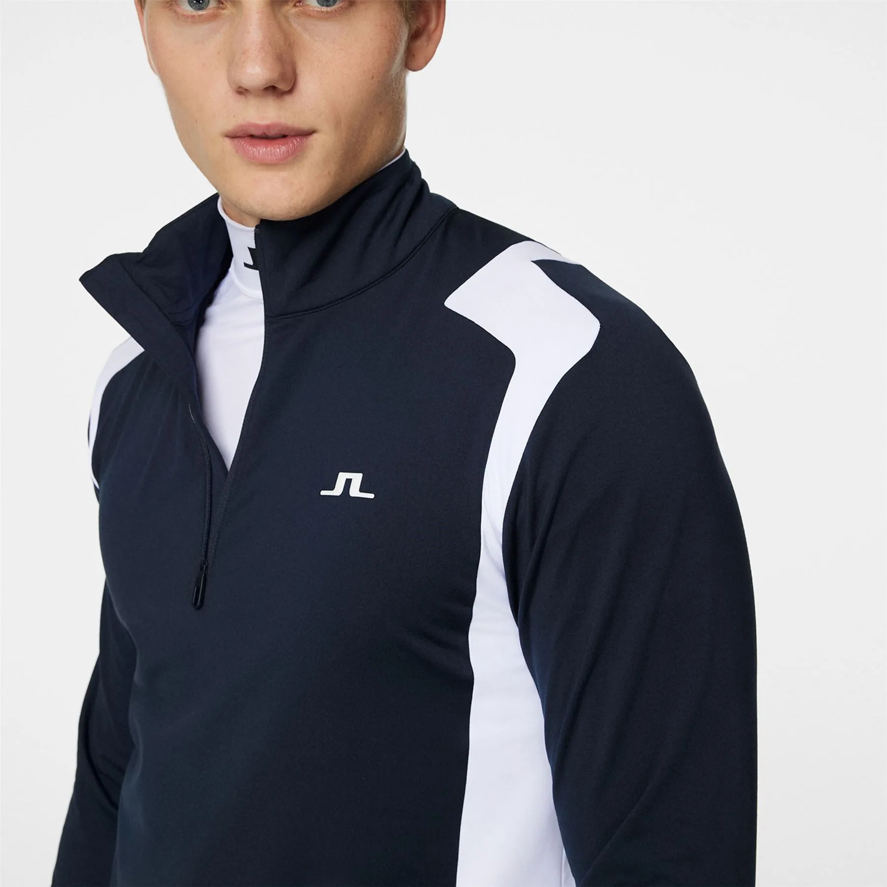 Lukas Quarter Zip Mid Layer JL Navy - AW24