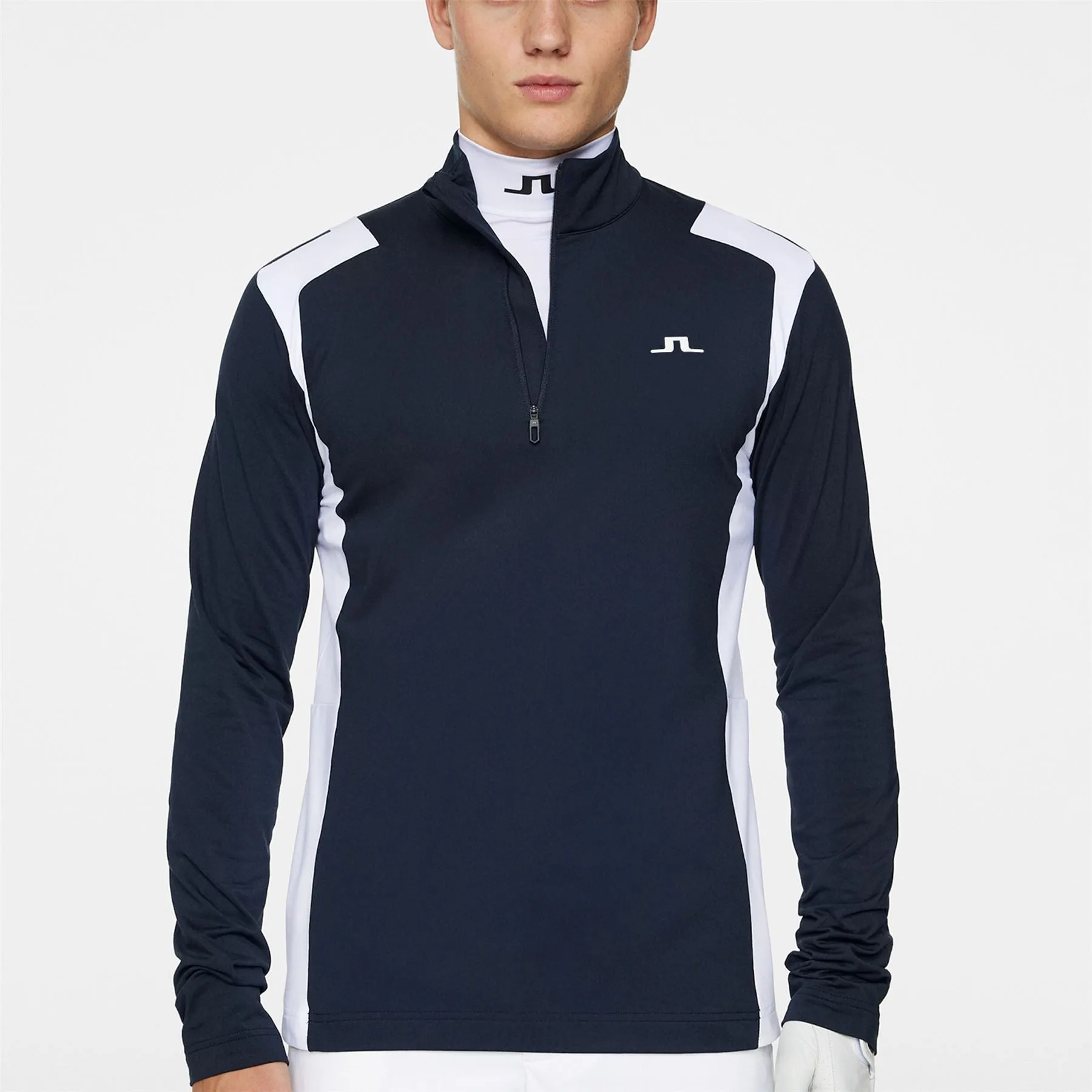 Lukas Quarter Zip Mid Layer JL Navy - AW24