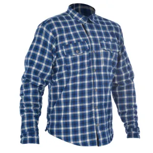 Oxford Kickback Chequered Shirt - Blue / White