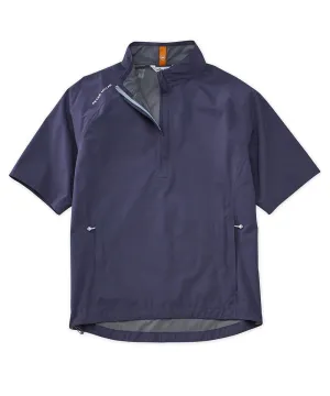 Peter Millar Shield Short Sleeve Half-Zip Wind Shirt