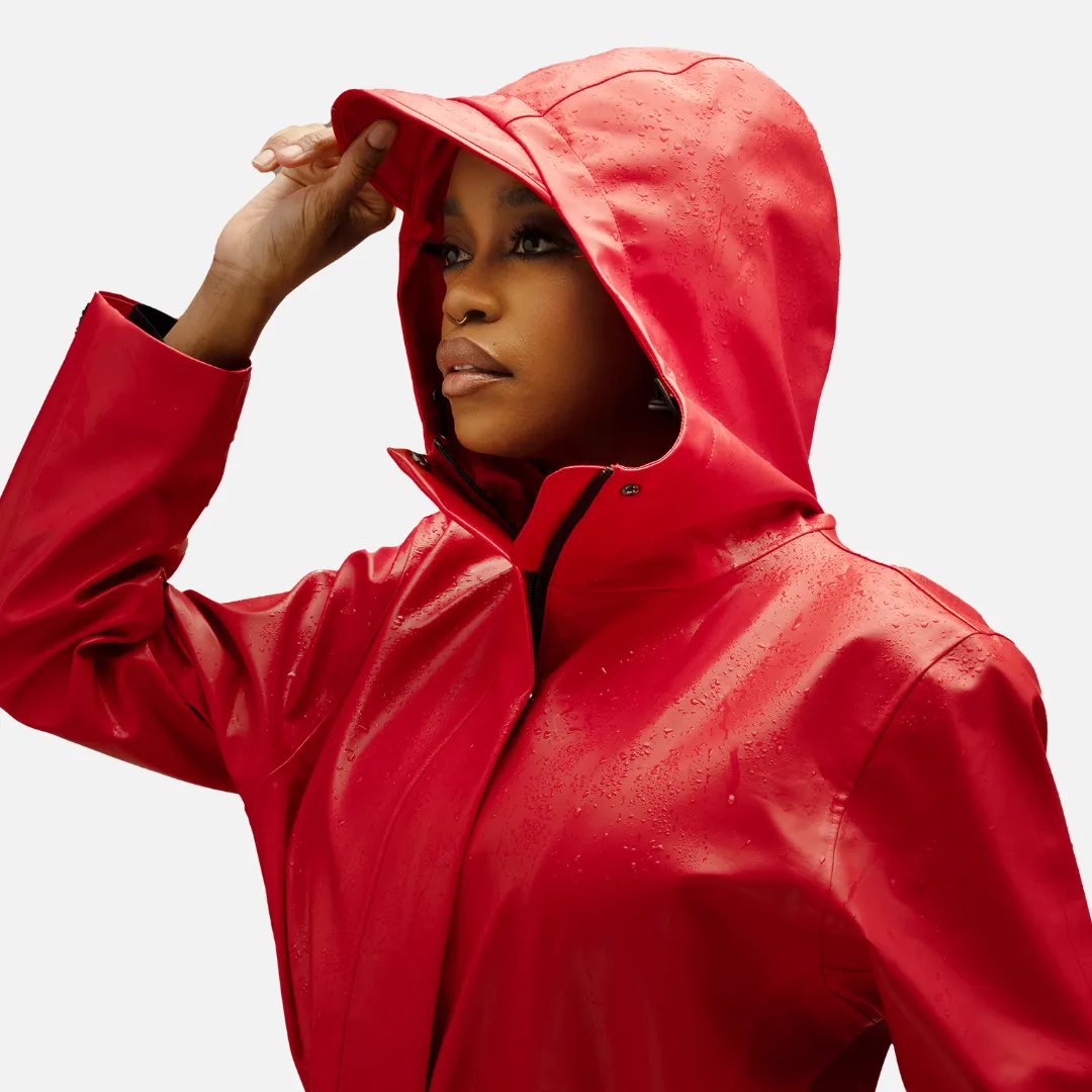 Rain Jacket, Waterproof, Satin-Lined Hood, Bundle (2)