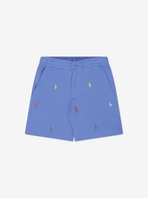 Ralph Lauren Boys Repeat Logo Prepster Shorts