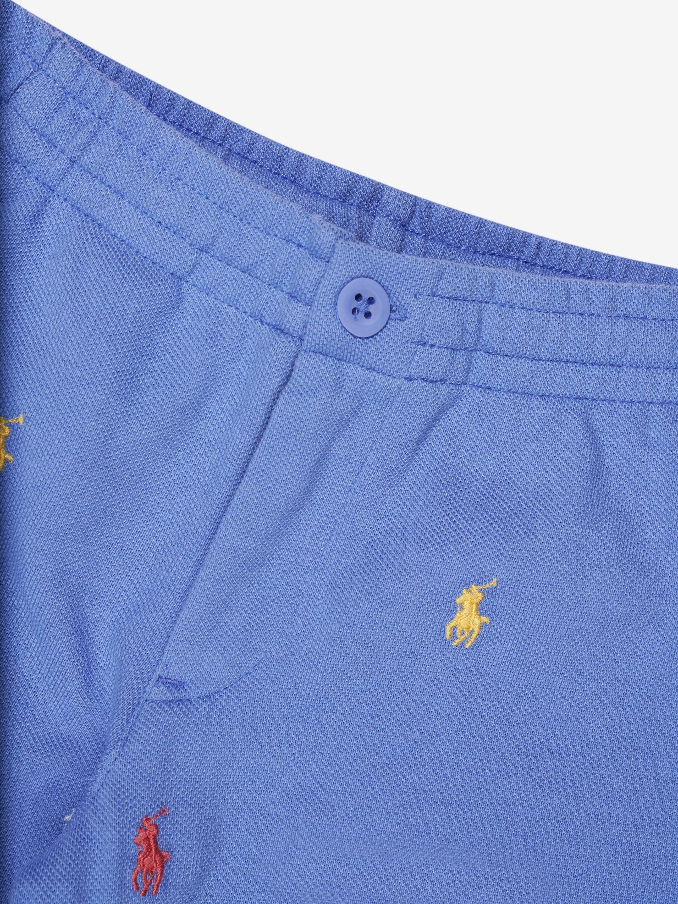 Ralph Lauren Boys Repeat Logo Prepster Shorts