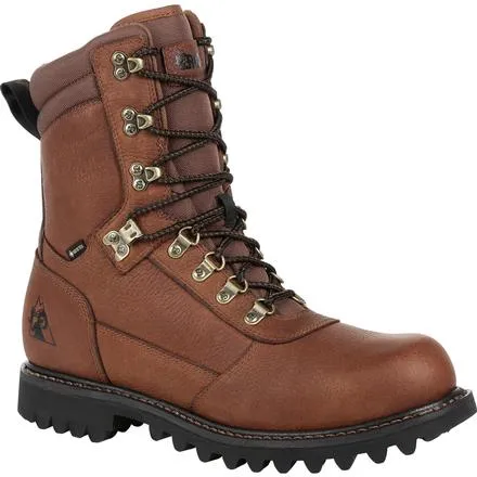 Rocky Men's Ranger 8" Waterproof Hunt Boot - Brown - RKS0437