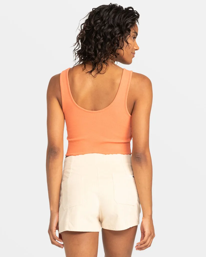 Roxy Keep It Wavy Tank-Apricot Brandy