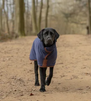 Ruff and Tumble Country Collection Dog Drying Coat - French Navy