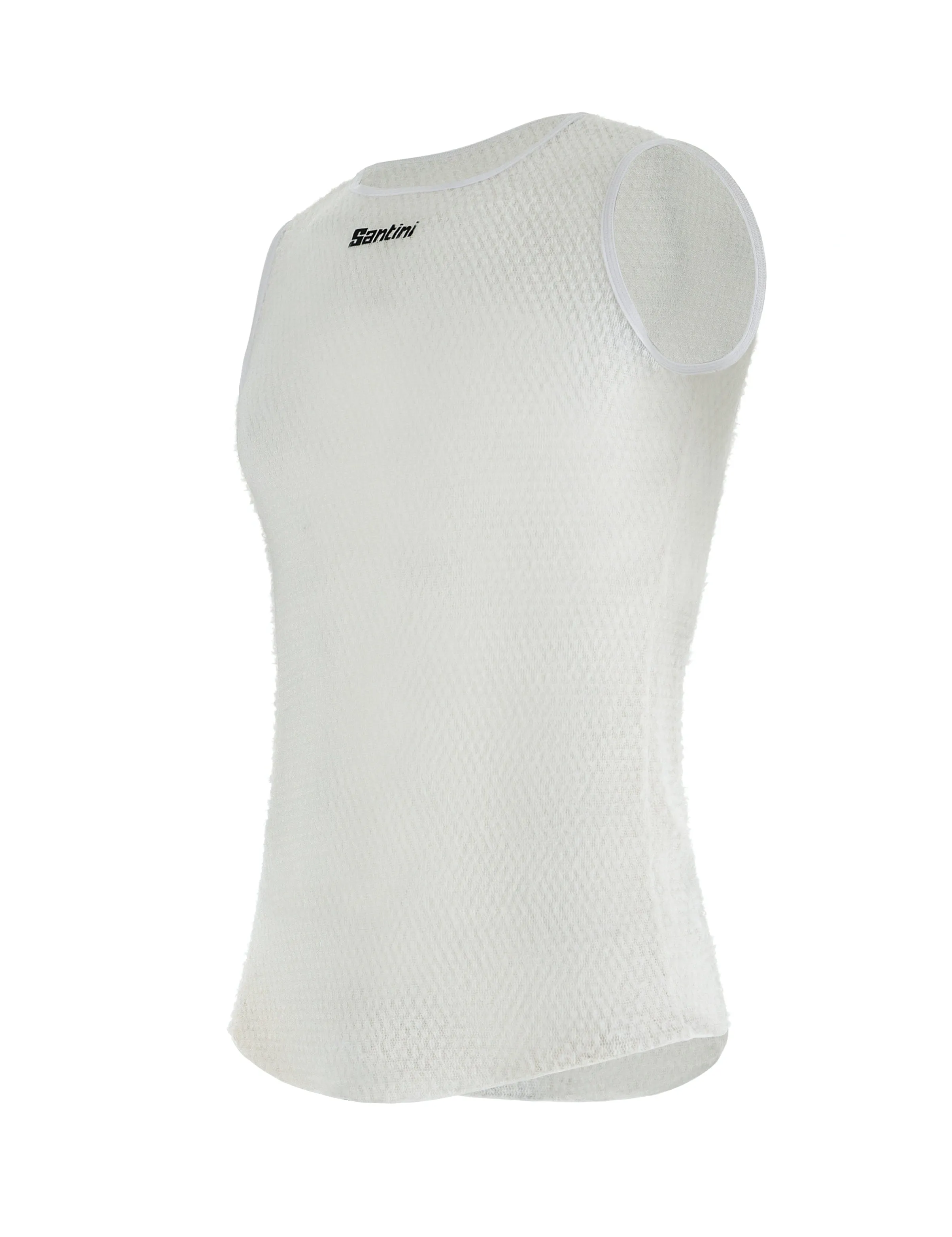 Santini Alpha Sleeveless Baselayer - White