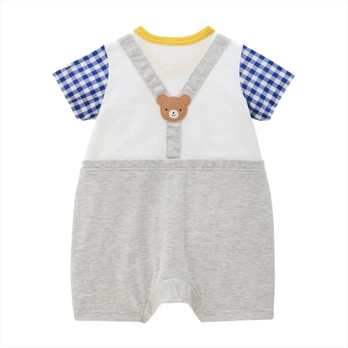 Short Bear Cub Suspender Rompers