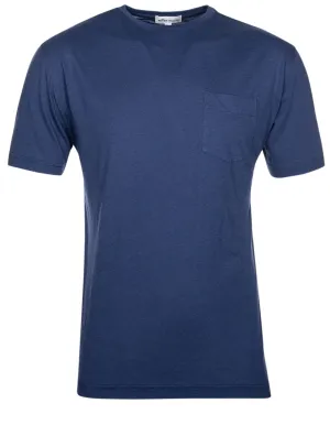 Summer Soft Pocket T Shirt Atlantic Blue