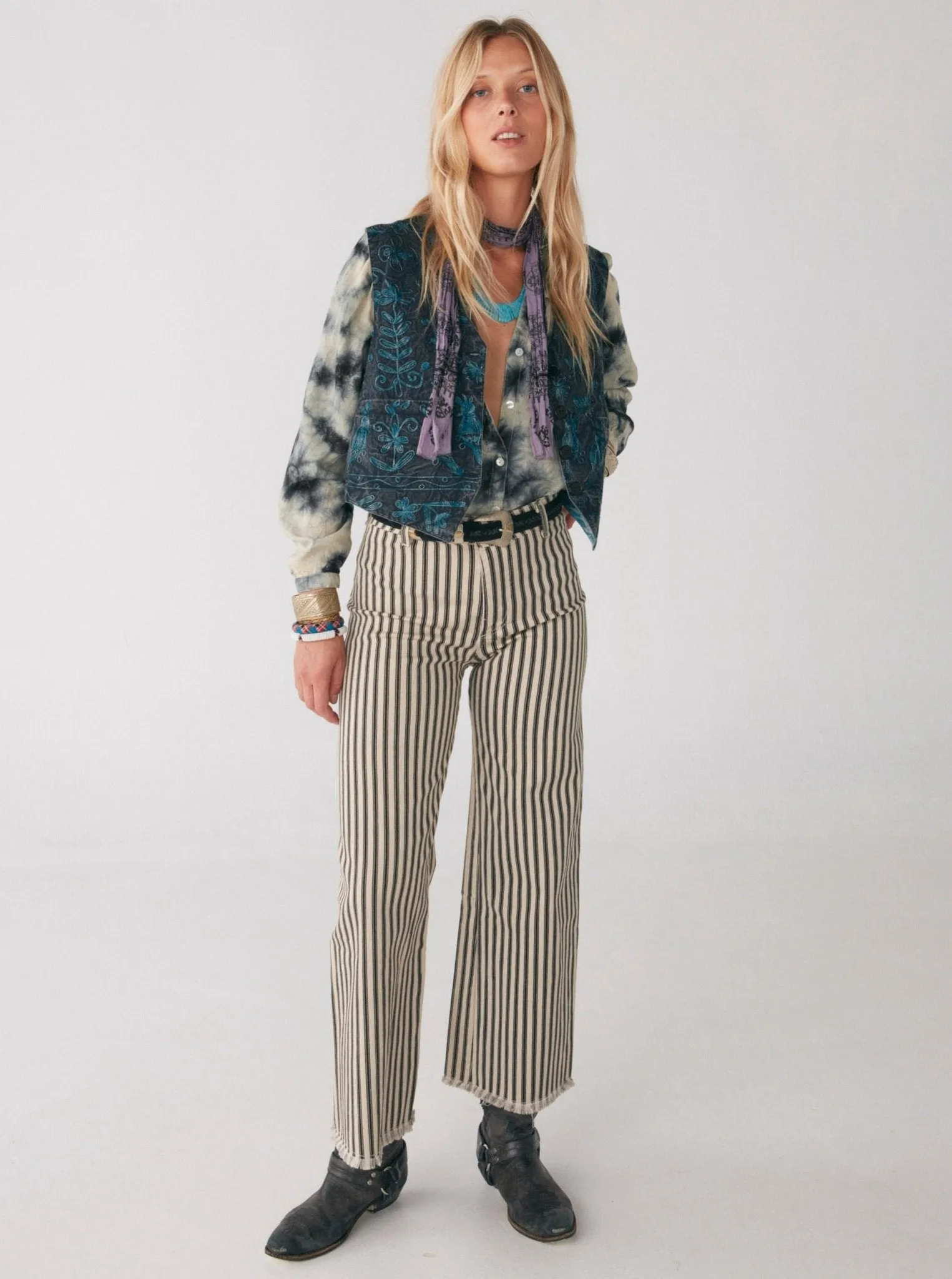 Twiggy Pant - Oona Chaplin Stripes