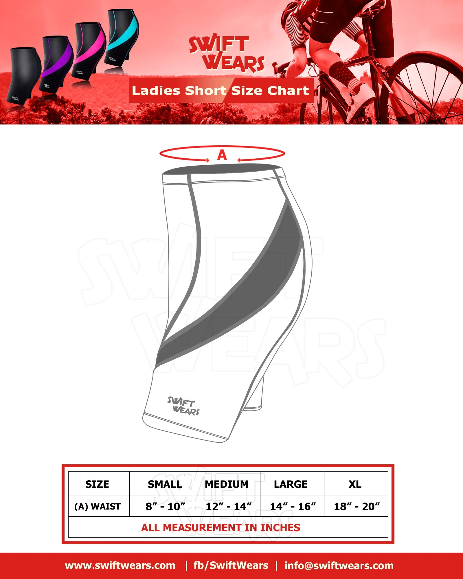 Women Cycling Padded Shorts