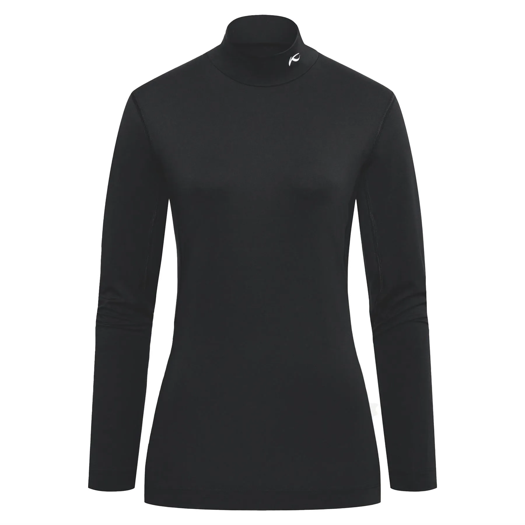 Womens Base Layer Turtleneck Black - 2025