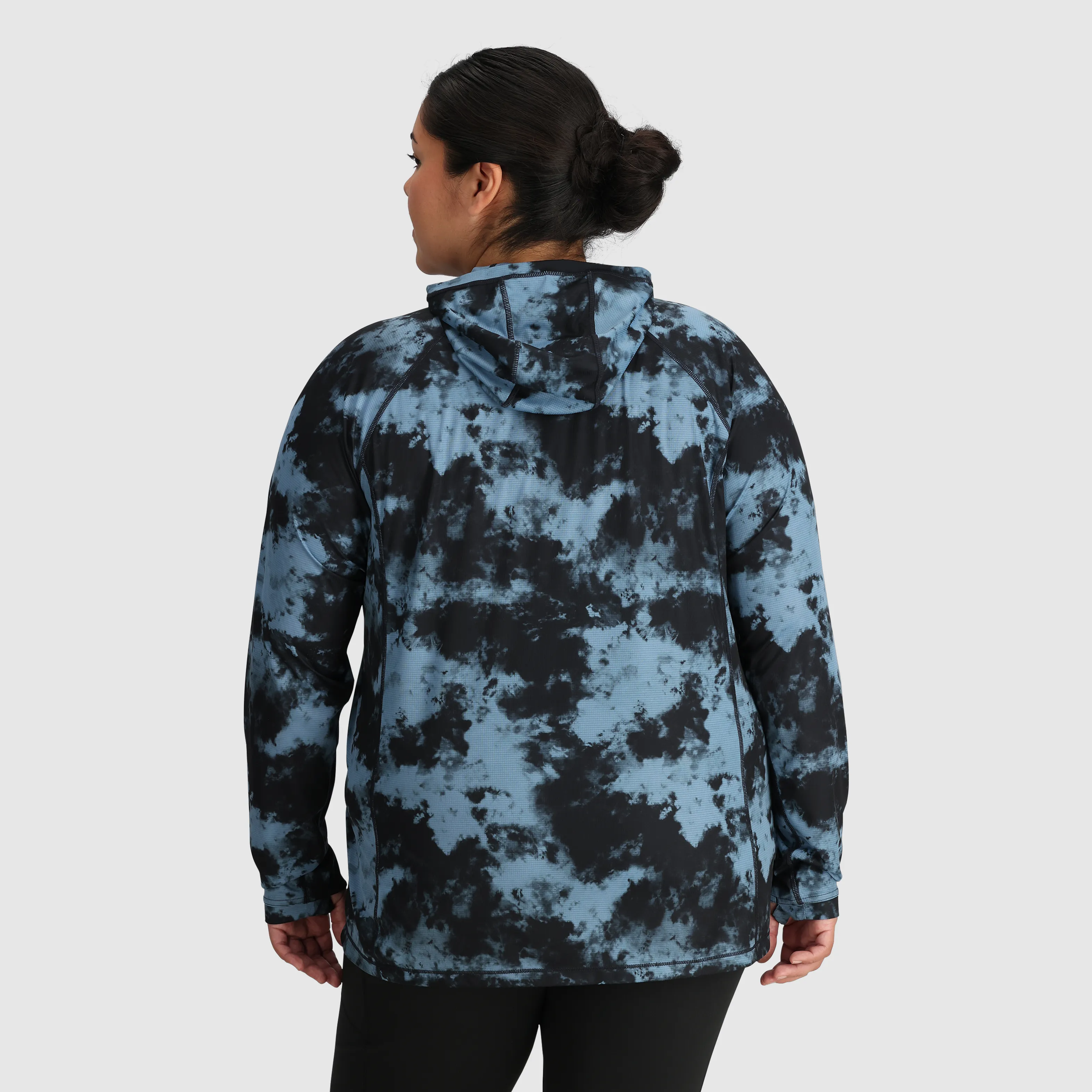 Women's Echo Printed Hoodie-Plus