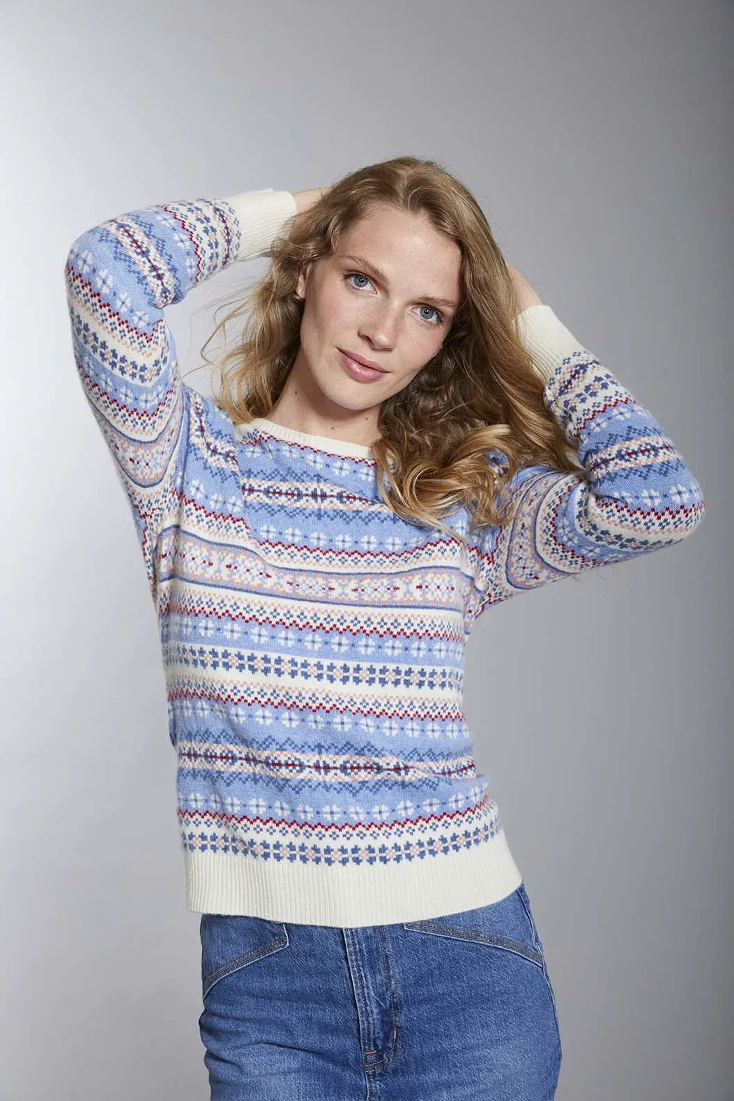 Women's Fair Isle Cashmere Sweater