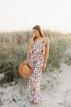 Women's Janice Romper (cocoa tulip)